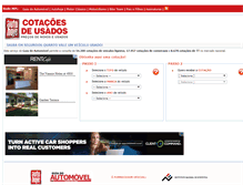 Tablet Screenshot of cotacoesusados.guiadoautomovel.pt